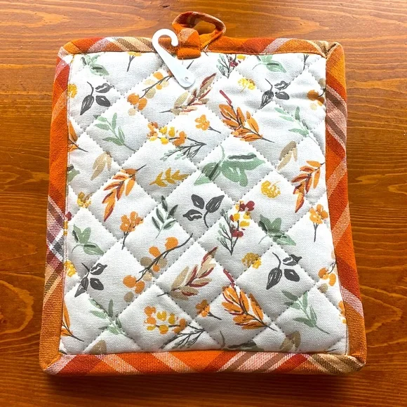 Crazy Pumpkin Lady oven mitt & kitchen towel sets - Picture 3 of 5